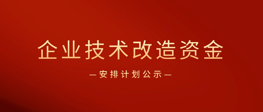 企業(yè)技術(shù)改造專項資金